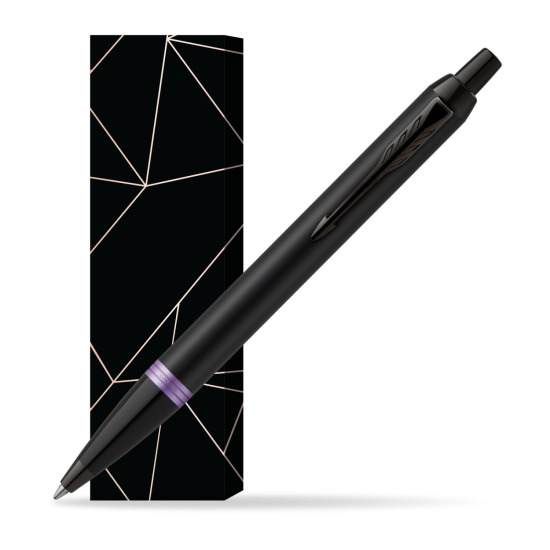 Parker IM PROFESSIONALS VIBRANT RING Amethyst Purple Kugelschreiber in cover Lucky