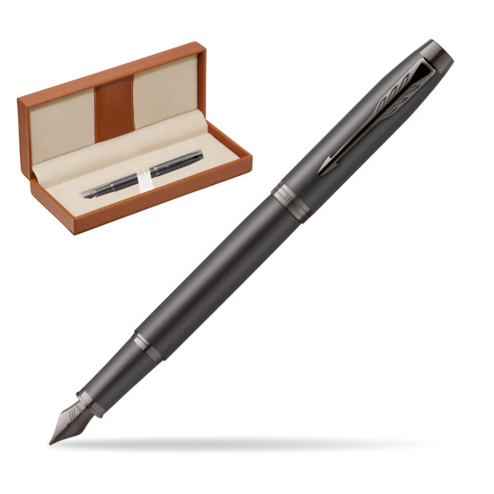 Parker IM PROFESSIONALS MONOCHROME BRONZE Penna Stilografica  in classic box brown