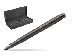 Parker IM PROFESSIONALS MONOCHROME BRONZE Penna Stilografica in original Parker Prestige box