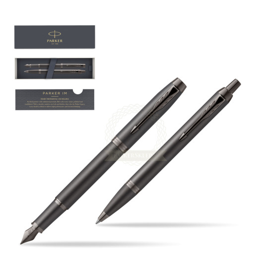 Parker Penna Stilografica + Penna Pen IM PROFESSIONALS MONOCHROME BRONZE 
