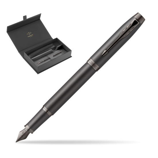 Parker IM PROFESSIONALS MONOCHROME BRONZE Penna Stilografica in original Parker box, slide-out case