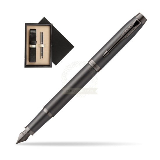 Parker IM PROFESSIONALS MONOCHROME BRONZE Penna Stilografica in single wooden box Wenge Single Ecru