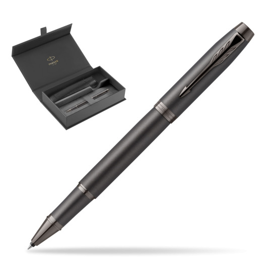 Parker IM PROFESSIONALS MONOCHROME BRONZE Rollerball Pen in original Parker box, slide-out case