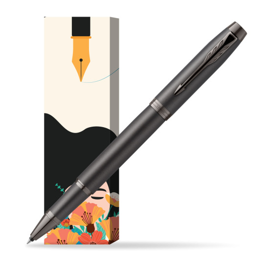 Parker IM PROFESSIONALS MONOCHROME BRONZE Rollerball Pen in cover Poppy