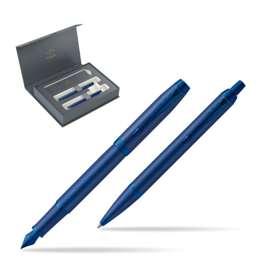 Parker Penna Stilografica + Penna Pen IM PROFESSIONALS MONOCHROME BLUE 