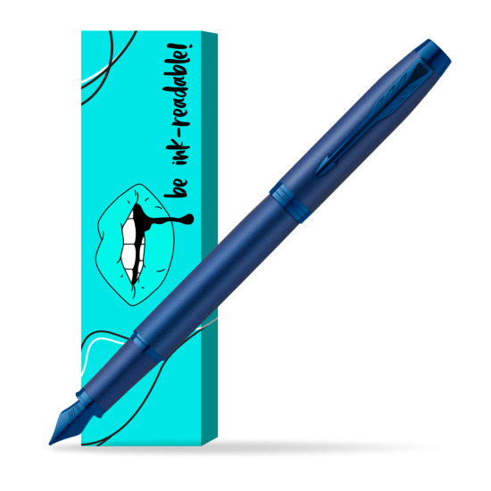 Parker IM PROFESSIONALS MONOCHROME BLUE Penna Stilografica in cover Ink-readable