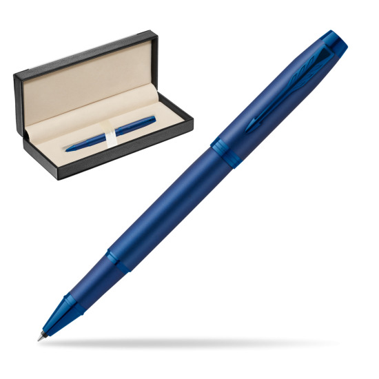 Parker IM PROFESSIONALS MONOCHROME BLUE Rollerball Pen in classic box black