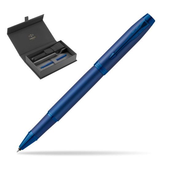 Parker IM PROFESSIONALS MONOCHROME BLUE Rollerball Pen in original Parker box, closed case