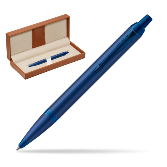 Parker IM PROFESSIONALS MONOCHROME BLUE Penna a Sfera  in classic box brown
