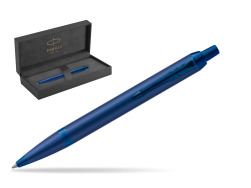 Parker IM PROFESSIONALS MONOCHROME BLUE Penna a Sfera in original Parker Prestige box