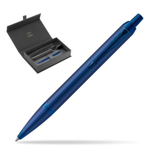 Parker IM PROFESSIONALS MONOCHROME BLUE Penna a Sfera in original Parker box, slide-out case