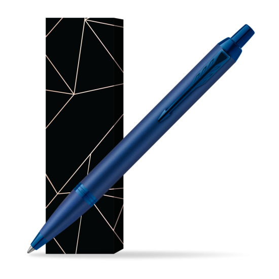 Parker IM PROFESSIONALS MONOCHROME BLUE Penna a Sfera in cover Lucky