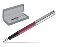 Waterman Allure Deluxe Pink Penna Stilografica in suede box grey