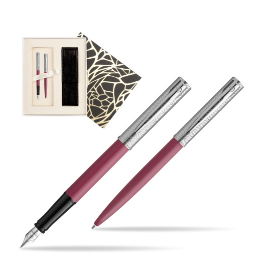 Waterman Penna Stilografica + Penna a Sfera Allure Deluxe Pink  Standard