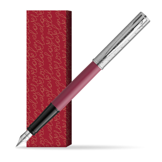 Waterman Allure Deluxe Pink Penna Stilografica in cover True Love