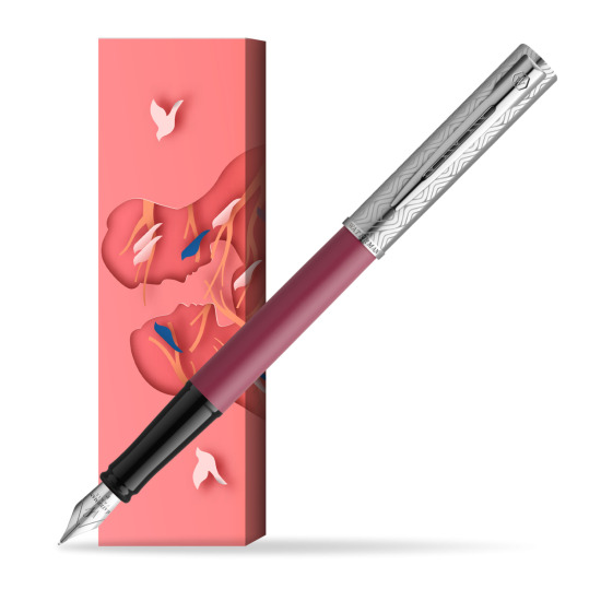 Waterman Allure Deluxe Pink Penna Stilografica in cover Magic Moments