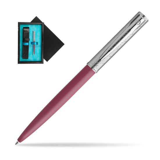 Waterman Allure Deluxe Pink Penna a Sfera in single wooden box Black Single Turquoise