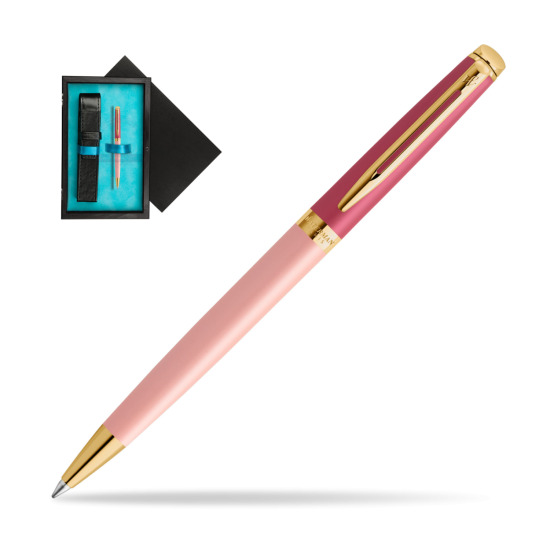 Waterman HÉMISPHÈRE COLOR-BLOCK PINK GT Penna a Sfera in single wooden box Black Single Turquoise