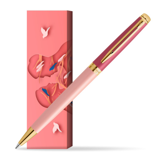 Waterman HÉMISPHÈRE COLOR-BLOCK PINK GT Penna a Sfera in cover Magic Moments
