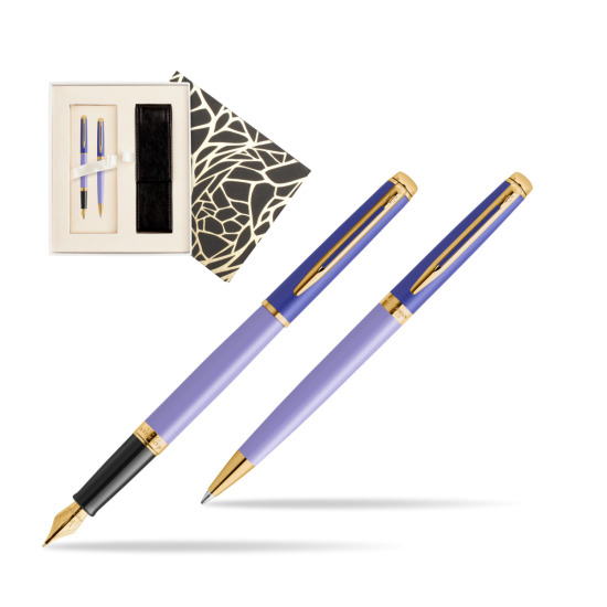Waterman Penna Stilografica + Penna a Sfera HÉMISPHÈRE COLOR-BLOCK PURPLE  Standard