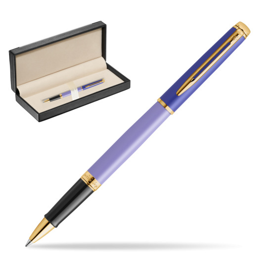 Waterman HÉMISPHÈRE COLOR-BLOCK PURPLE RollerPenna a Sfera in classic box black