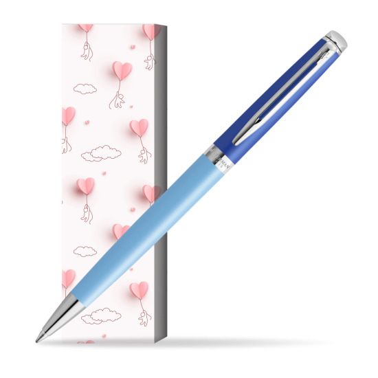 Waterman HÉMISPHÈRE COLOR-BLOCK BLUE Penna a Sfera in cover Love is in the air