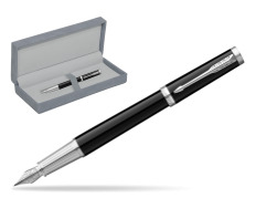Parker Ingenuity Black CT Penna Stilografica in suede box grey