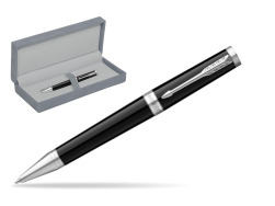 Parker Ingenuity Black CT Penna a Sfera in suede box grey