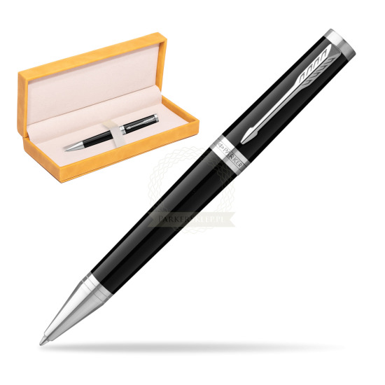 Parker Ingenuity Black CT Penna a Sfera in suede box yellow