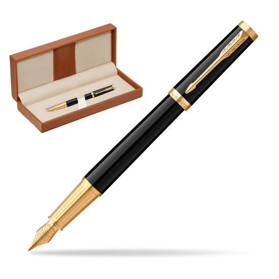 Parker Ingenuity Black GT Penna Stilografica  in classic box brown