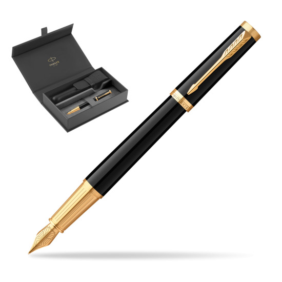 Parker Ingenuity Black GT Penna Stilografica in original Parker box, closed case