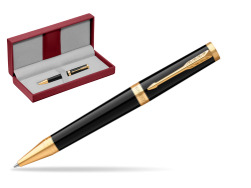 Parker Ingenuity Black GT Ballpoint Pen in the red leather box