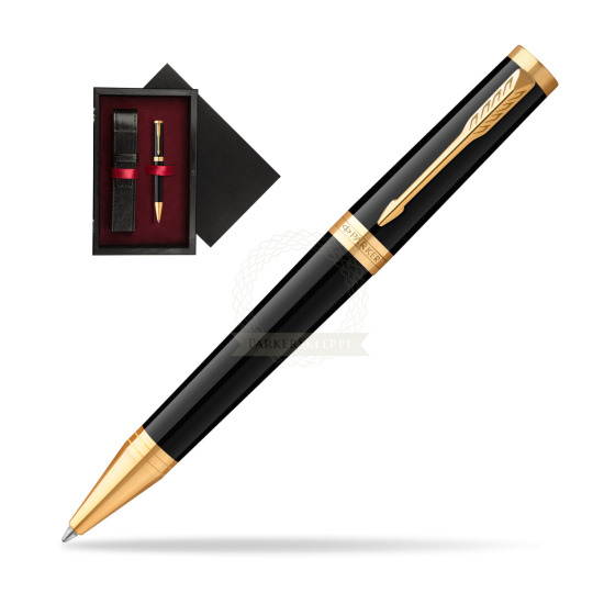 Parker Ingenuity Black GT Penna a Sfera in single wooden box Black Single Maroon