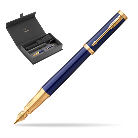Parker Ingenuity Blue GT Penna Stilografica in original Parker box, closed case