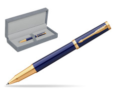 Parker Ingenuity Blue GT Penna Rollerball in suede box grey