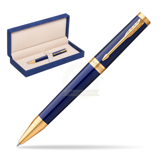 Parker Ingenuity Blue GT Penna a Sfera in suede box navy blue