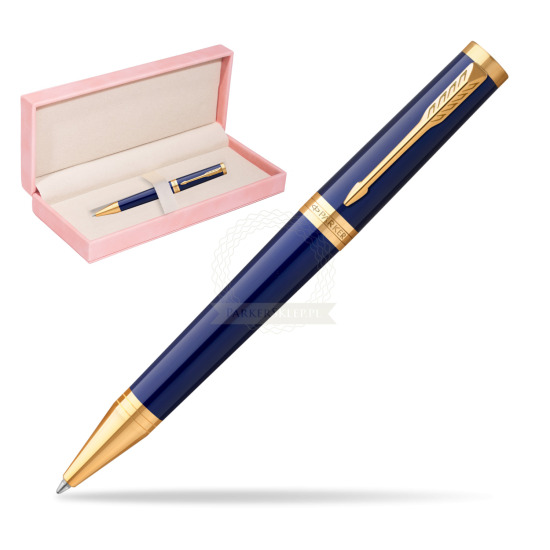 Parker Ingenuity Blue GT Penna a Sfera in suede box pink