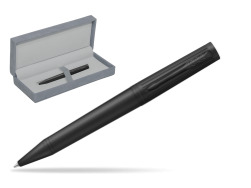Parker Ingenuity Black BT Penna a Sfera in suede box grey