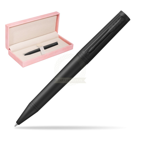 Parker Ingenuity Black BT Penna a Sfera in suede box pink