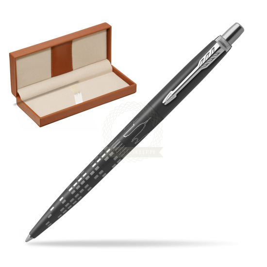 Parker JOTTER GLOBAL ICON - NEW YORK Penna a Sfera  in classic box brown