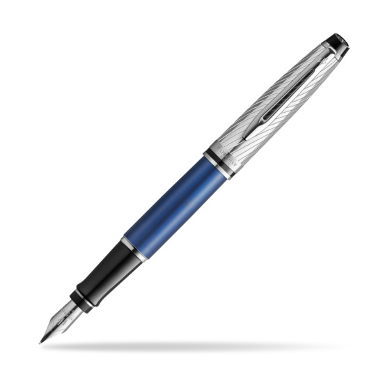 Waterman Expert Deluxe Metalic Blue Fountain Pen