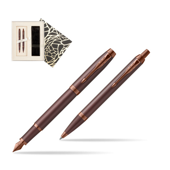 Parker Penna Stilografica + Penna Pen IM PROFESSIONALS MONOCHROME BURGUNDY  Standard