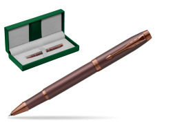 IM PROFESSIONALS MONOCHROME BURGUNDY Rollerball Pen in the green leather box