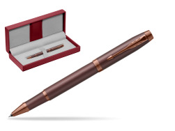 IM PROFESSIONALS MONOCHROME BURGUNDY Rollerball Pen in the red leather box