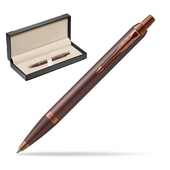 IM PROFESSIONALS MONOCHROME BURGUNDY Ballpoint Pen in classic box black
