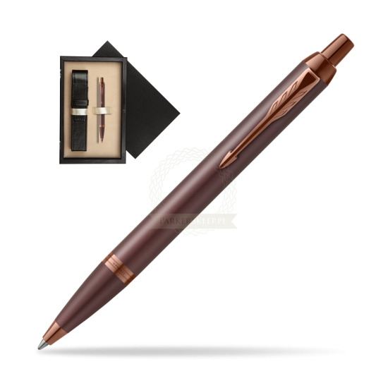 IM PROFESSIONALS MONOCHROME BURGUNDY Ballpoint Pen in single wooden box Wenge Single Ecru