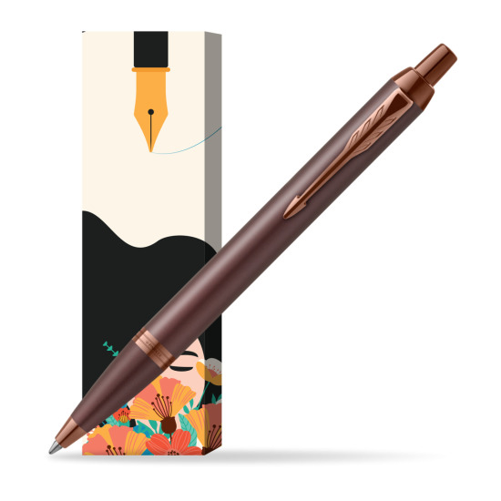 IM PROFESSIONALS MONOCHROME BURGUNDY Ballpoint Pen in cover Poppy