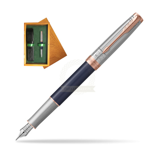 SONNET FUJI SPECIAL EDITION 18K Penna Stilografica in single wooden box Honey Single Green