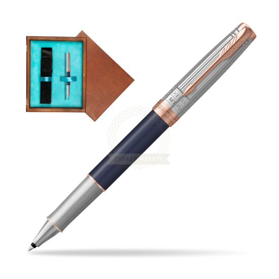 SONNET FUJI SPECIAL EDITION PGT Rollerball Pen in single wooden box Mahogany Single Turquoise 