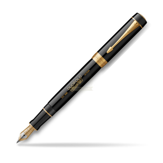 Parker Duofold 135th Anniversary Special Edition Black GT Penna Stilografica